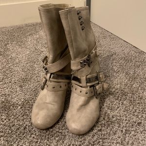 Not Rated Western Boots - Cream color